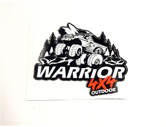 Warrior Logo Sticker