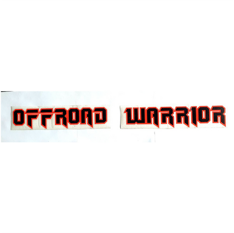 OFFROAD WARRIOR - 720mm Banner Sticker