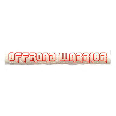 Offroad Warrior - 200mm Window sticker