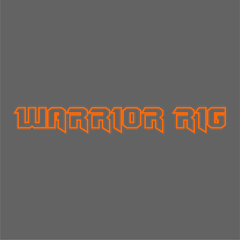WARRIOR RIG - 200mm Window stickers