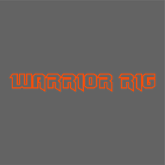 WARRIOR RIG - 200mm Window stickers