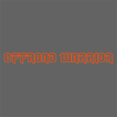 Offroad Warrior - 200mm Window sticker
